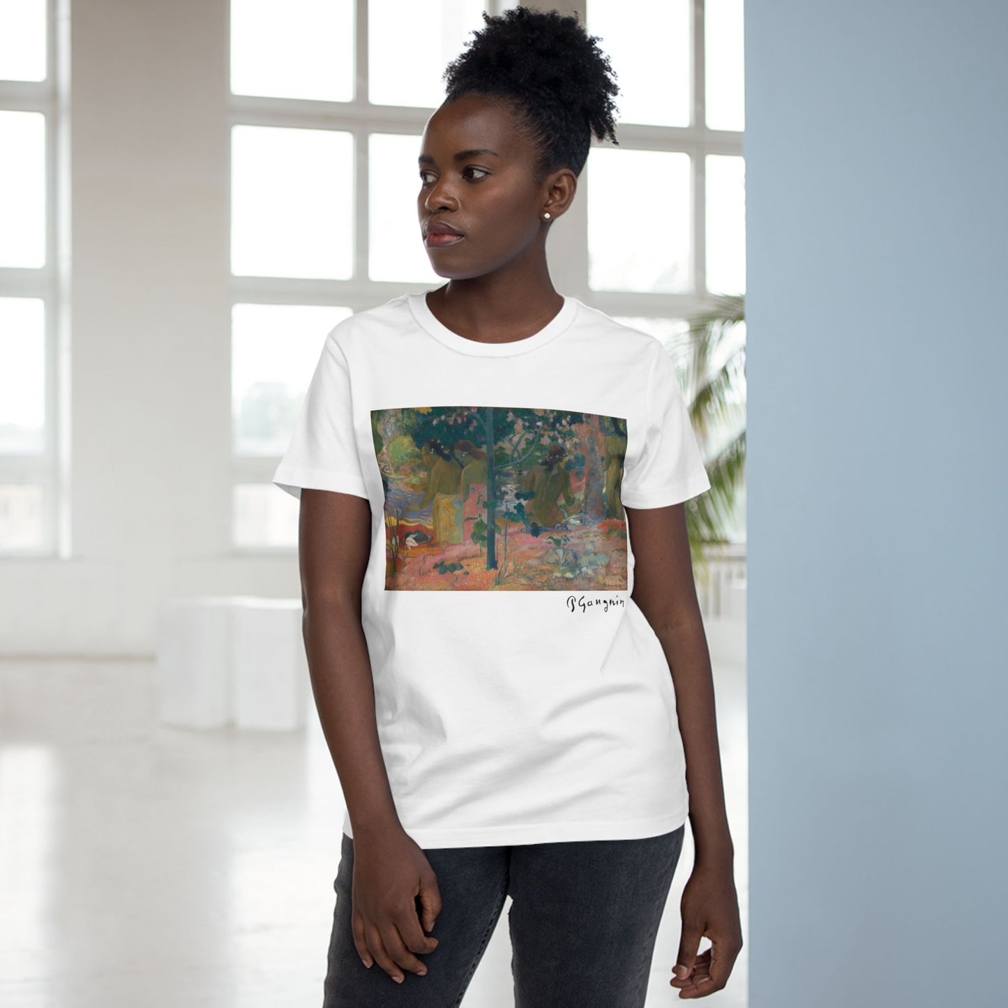 Gauguin Print T-Shirt - The Bathers