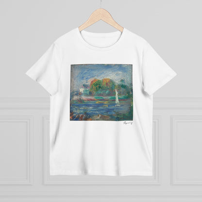 Renoir Print T-shirt - The Blue River