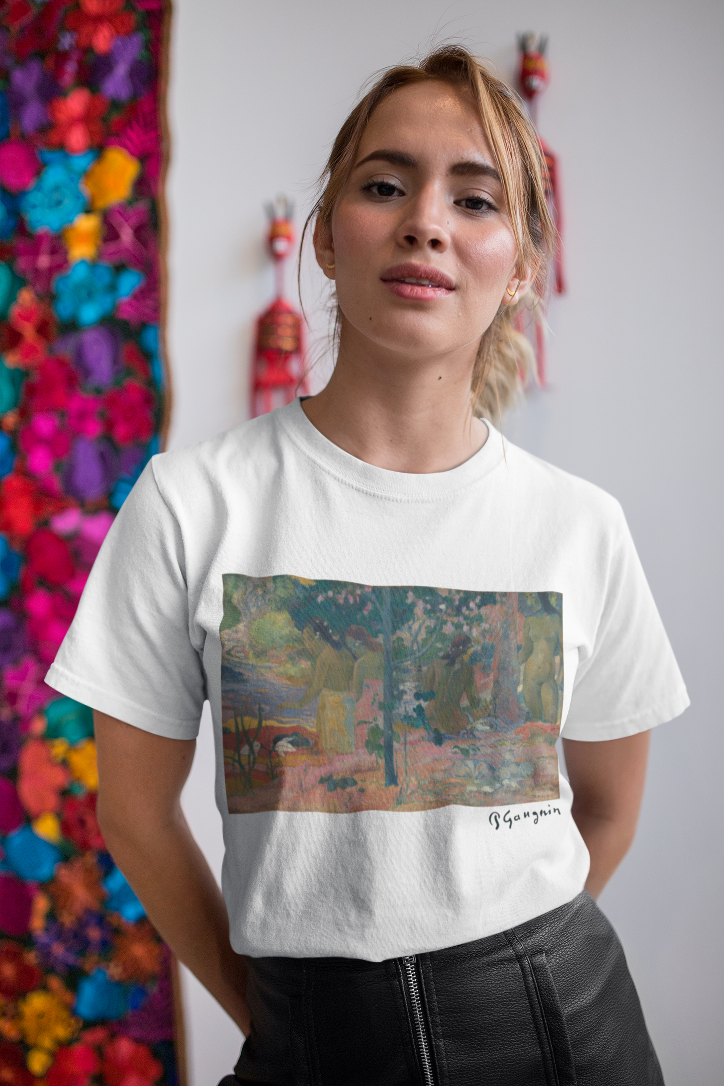 Gauguin Print T-Shirt - The Bathers