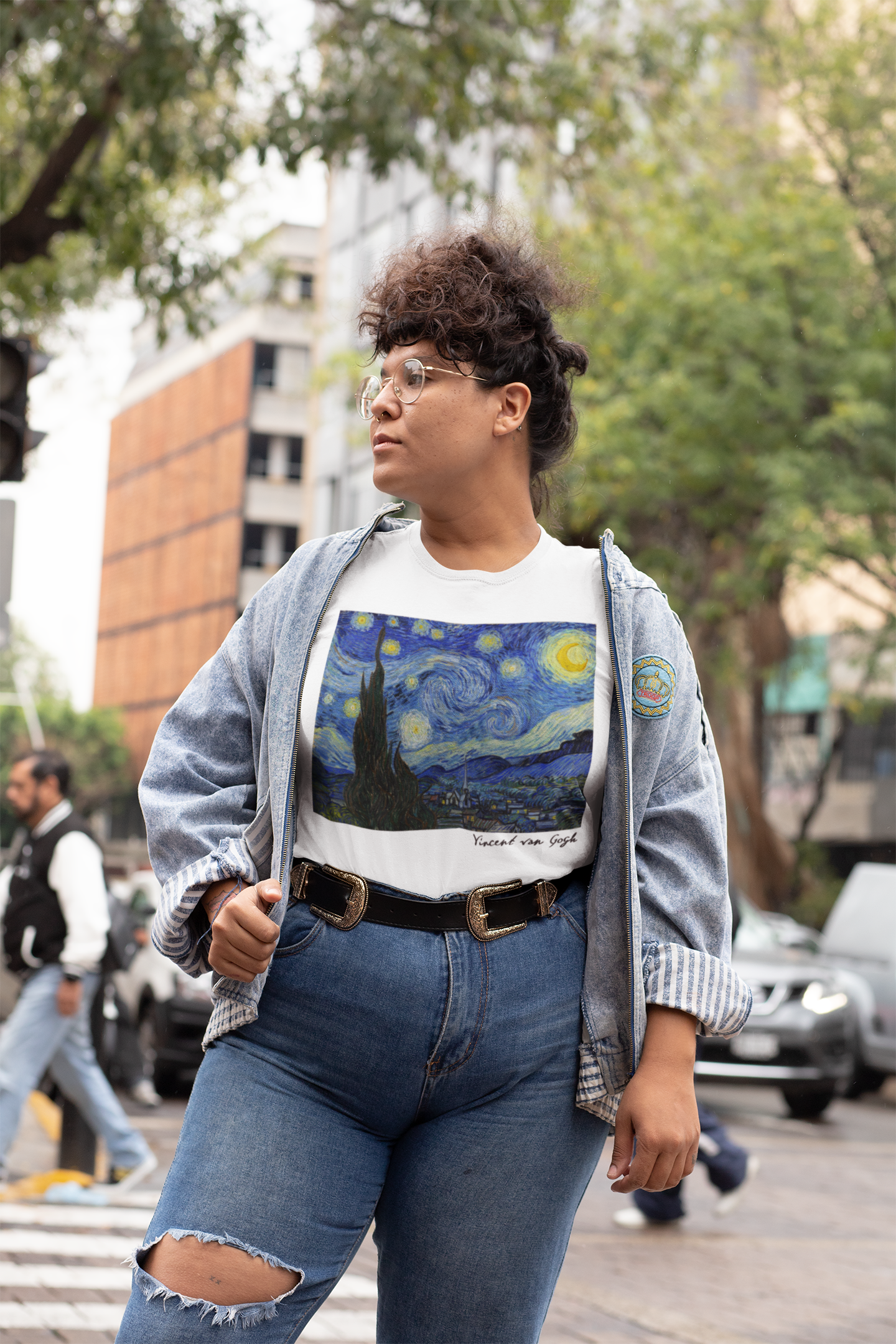 Van Gogh Print T-Shirt - Starry Night