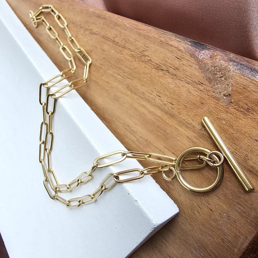 Luxe Paperclip Chain 20in