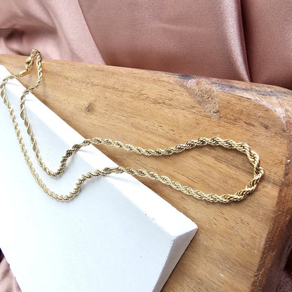 Luxe Gold Rope Chain - 18in