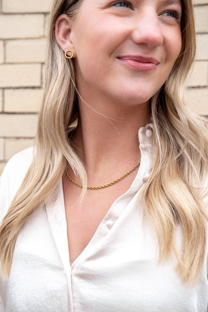 Luxe Gold Rope Chain - 18in