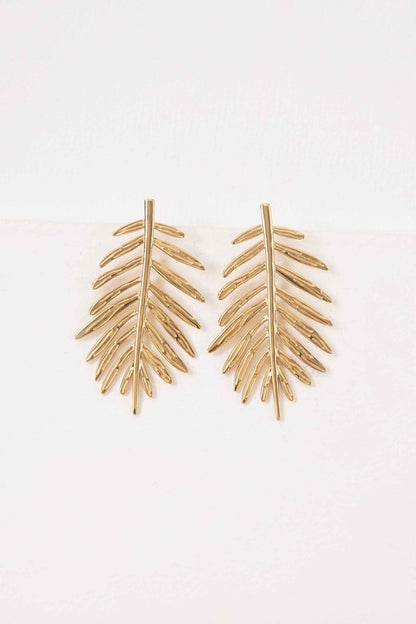 Palm Statement Earrings