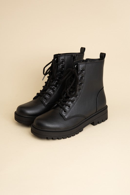 Epsom Lace-Up Combat Boots