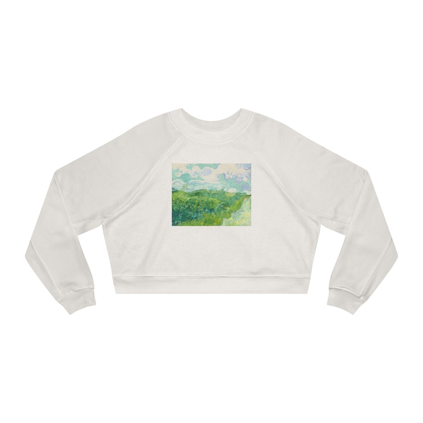 Van Gogh Print - Cropped Sweatshirt