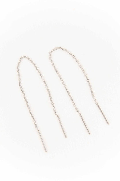 Mini Needle Drop Earrings