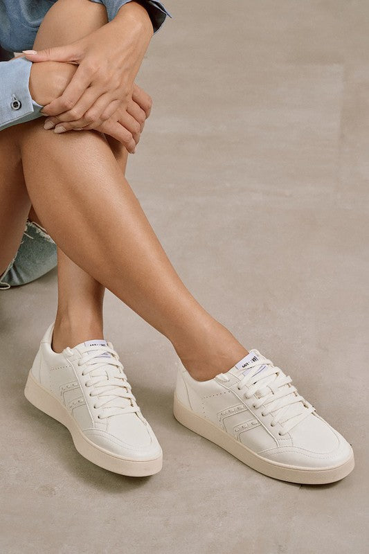 Classic Tennis Shoe with Braided Detail